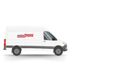 Sichere Transporte mit dem Bus bis 600kg minitrans Bus